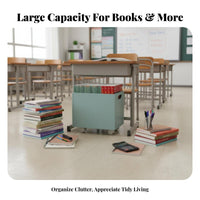 Rolling beneath-desk wheeled organizer With casters Organizer container Large Capacity for Study Room