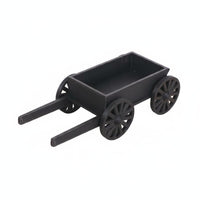 PLA Material 1:12 Scale Handcart Dollhouse Wheelbarrow Model Miniature Farm Wagon for Hobbyists, Collectors, Sand Table