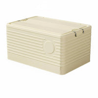 foldable Wheeled Container Visible Contents Household Storage for Dorm Room