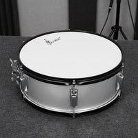Includes Drumsticks Marching Snare Drum Sturdy Metal Shell 14 Inch Snare Drum Percussion Instrument for Students, Beginners, School Band