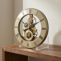 Visible Gears Openwork Timepiece Movement Easy to Read Mechanical-Style Timepiece Movement