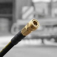 Pressure Washer Hose with Push-to-Connect Fittings Flexible High-Pressure Cleaning Hose Reinforced for Vehicle Washing