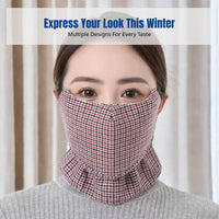 Winter Warm Face Cover Thickened, Adult, Dustproof, Breathable, Reusable, Cycling Outdoor