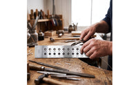 Wire Drawing Plate with Round Holes 24-Hole Jewelry Drawplate with Circular Holes Jewelry Wire-Pulling Plate Heavy-Duty