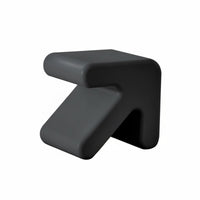 Multi-Functional Arrow Shaped Stool Creative Design Plastic Arrow Seat Strong Load-Bearing Modern Minimalist Stool Stackable for Children, Living Room, Clothing Shop, Entryway