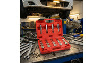 Automotive Oil Drain Plug Repair Kit Metric Oil Pan Thread Repair Kit Universal Tap Set Comprehensive for Mechanics, DIYers, Garage, Workshop, Roadside Repairs