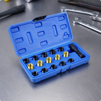 Spark Plug Thread Repair Tool Kit Deep-Seated Spark Plug Thread Repair Kit High-Speed Steel for Garage
