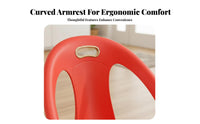 Long-Lasting Stackable Plastic Seat with Backrest Easy to Clean Low Stool Polished Edges Small Chair Strong Load-Bearing for Children, Families, Living Room, Entryway, Kitchen, Bedroom