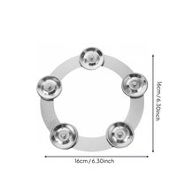 Cymbal-mountedHat Chime Disc Metal Cymbal Chime Disc Replacement Parts Tambourine for Jazz