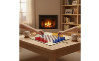 4 Player Chess Set Multiplayer Four Player Chess Set Beginner-Friendly Chessboard for Groups, Families