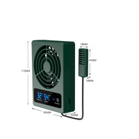 Constant Control Amphibian Enclosure Fan Air Circulation Smart Ventilation Fan Digital Display for Lizard Owners, Terrarium, Vivarium