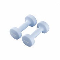 2 Pieces Long-Lasting Dumbbell Set Compact Size Fixed-Weight Dumbbell Comfortable Grip Fitness Equipment Easy to Lift for Women, Adults, Beginners, Home Gym, Workout, Exercise