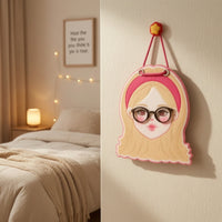 Sunglasses Organizer Decorative Glasses Organizer Glasses Holder with Hanger Hanging Hair Clip Holder Space-Saving for Girls