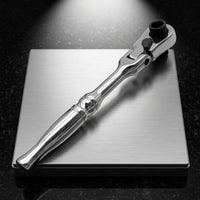 Ratchet Wrench Ergonomic Ratchet Spanner One-Handed Tool for Amateur Fixers