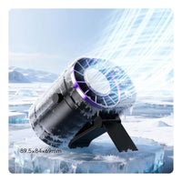 Waist-Attached Fan Semiconductor Cooling Personal Fan with Lanyard Multifunctional for Outdoor Workers, Commuters, Commuting, Travel