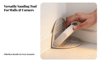 Self 90 Degree Corner Sander Easy Paper Change Inside Corner Sanding Tool Reusable Drywall Hand Sander Single-Handed Operation for DIY Enthusiasts, Professionals, Wall Corners, Painting Prep, Home Renovation, Furniture Refinishing