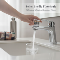 Portable Faucet Water Filter for Travel, Hotel, Dormitory - Easy Installation Tap Purifier