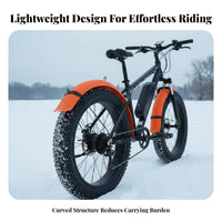 Wide-Tire Tire Bike Mudguard Weather-Resistant Protection Wide-Tire Bike Mudguard Wide Tire Spray Guard Easy to Install Front