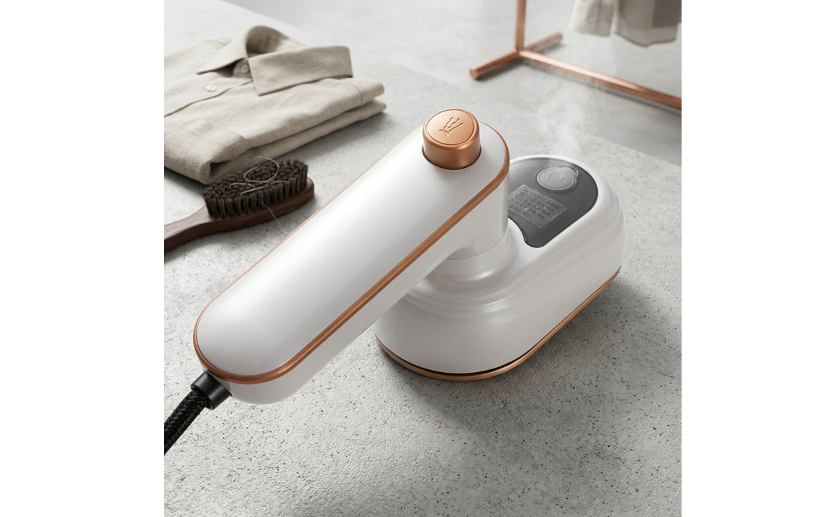 Garment Steamer with Folding Handle Compact Travel Steamer Portable Iron Mini Wrinkle Remover Powerful for Travelers, Dorm, Home