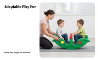 4-Person Flower Teeter-Totter vividly Colored Multi-Person Teeter-Totter Promotes Active Play Playground Equipment for Toddlers, returnyard, play area, Lawn