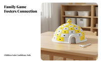 Save the Penguin Game Cute Design Frosty Blocks Breaker Game Parent-Child Interaction Knock Ice Block Toy for Children, Children 3++, Playroom
