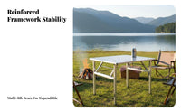 Foldable Design Square Foldable Card Table sturdy Duty Square Foldable Table Easy Storage Portable Furniture No Assembly Required for Game Players, function Hosts, outdoorsdoor, Indoor, Camping, al fresco meals