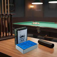 144 Pieces Oily Formula Pool Cue Chalk Non-Flaking Cue Tip Chalk Even Application Billiards Accessory Minimizes Miscues for Commercial Use