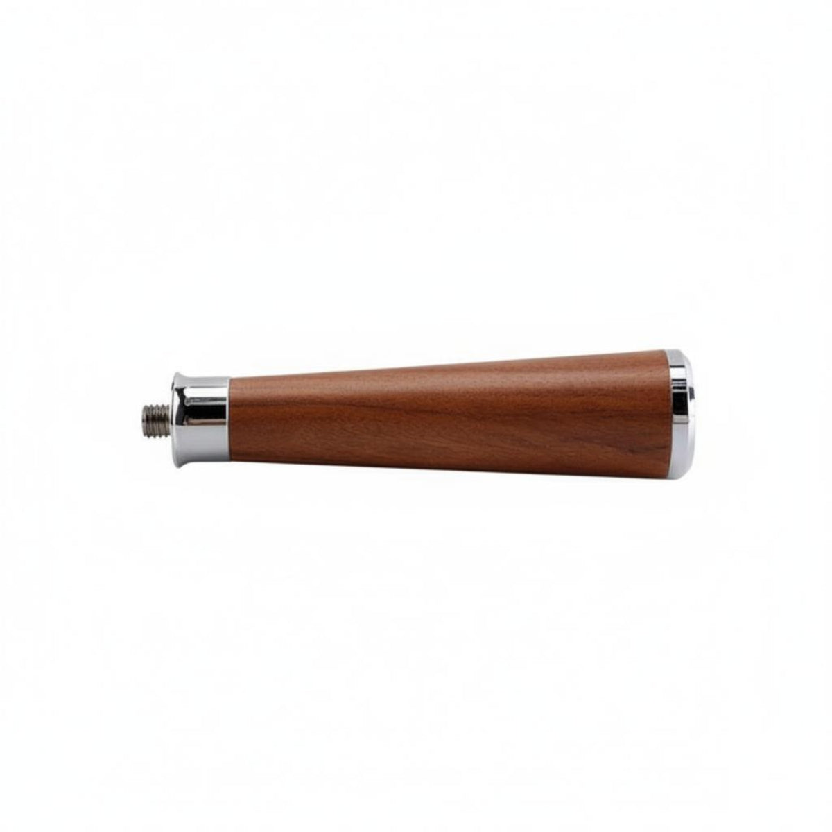 Ergonomic Design Wooden Portafilter Handle Polished Finish Appliance Part for Baristas