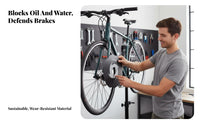 Oil Proof Cycle Disc Brake Cover Reusable Bike Disc Brake Cover Easy to Install for Mountain Bikers, DIY Enthusiasts, Garage