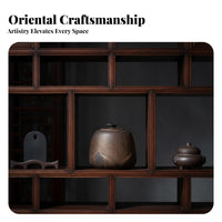 3 Pieces Modern Chinese Design Pot, Jar, and Screen three-piece set Hammered Finish Ornamental Set Sealed Canister House Decoration Artistic decoration for Guesthouse Owners, Interior Designers, Art Lovers, Showroom, shelving unit, Study Room, Entrymethod