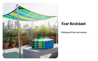 High Density Weave Sunblock Netting Tear Resistant Heavy Duty Sunshade Net Easy to Install Sun Shade Cloth Multi-Purpose for Gardeners, Farmers