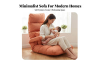 Adjustable spinerest Floor seat Foldable Design Padded spinerest Seat with Armrests Nursing supportive Lounge Recliner for Bay opening, Nursery, Bedroom