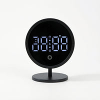 A and C-Powered Digital Alarm Clock Slim Digital Clock with Stand Easy to Read Minimalist for Students, Nightstand