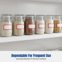 Writable Label Sticker, Name & Price Label, Multi-Purpose Office Label, Easy to Use, Strong Hold, For Files, Products
