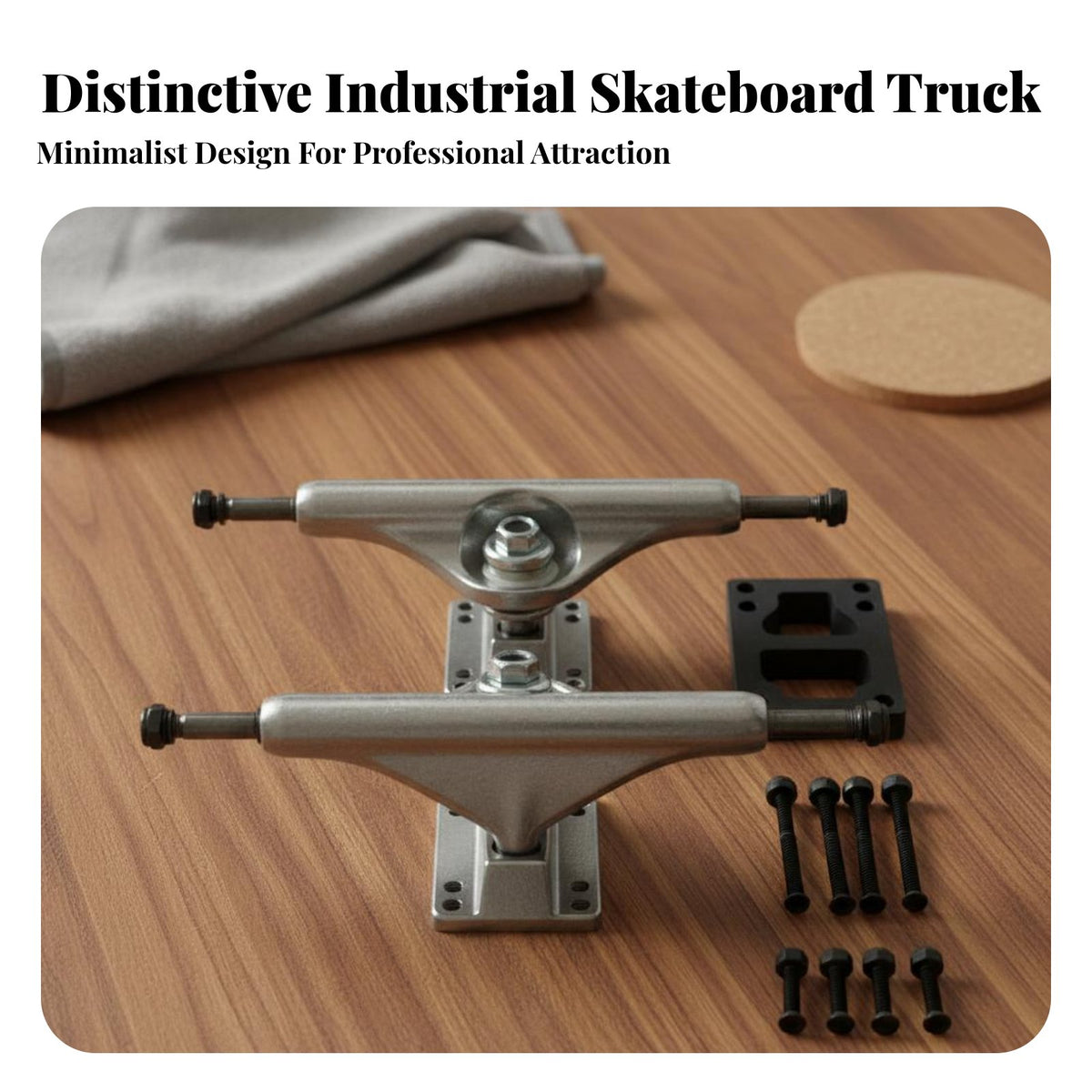 Wave7 Land Ride Board Wheel Mount Stable 6.25 Inch Board Wheel Mount Expert Fessional Board Accessory for Board Ers