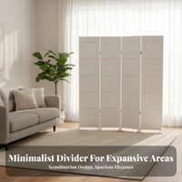 Folding Room Divider Foldable Design Folding Panel Divider Movable Freestanding for Students, Content Creators