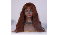 Manikin Head with Shoulders PVC Mannequin Head Bust Brown Complexion-Tone Hairpiece Stand