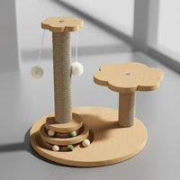 5-in-1 Cat Tree with Sisal Scratching Post and Toys