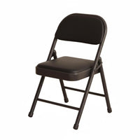 Foldable Padded Folding Chair Space-Saving Design Padded Collapsible Chair Soft Cushion Household Furniture Sturdy Steel Frame for Office Workers, Community Groups, Dorm Room, Indoor and Outdoor Events, Conferences, Parties