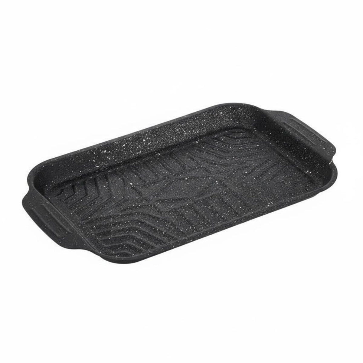 Works on Multiple Stoves Maifan Stone Grill Pan Easy to Clean Maifan Stone Coated Pan High Temperature Resistant for Outdoor, Camping