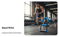 Wrist Strength Instructor High-Elastic Coil Forearm Strengthener Limb Grip Instructor Non-Slip Handle Fitness Equipment