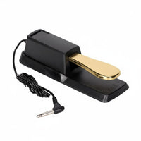 High-Polish Finish Sustain Pedal Electronic Piano Foot Pedal Musical Instrument Accessory for Music Producers