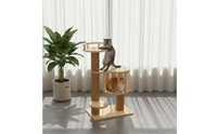Large Pet Perch System with Space Capsule Stable and Sturdy Pet Perch System with Space Capsule Modern Design for Multiple Cats, Indoor, Living Room