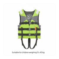 Waterproof Material High Buoyancy Life Jacket Lightweight Design Watersports Safety Vest Reflective Strips Adjustable Flotation Vest for Snorkeling, Surfing