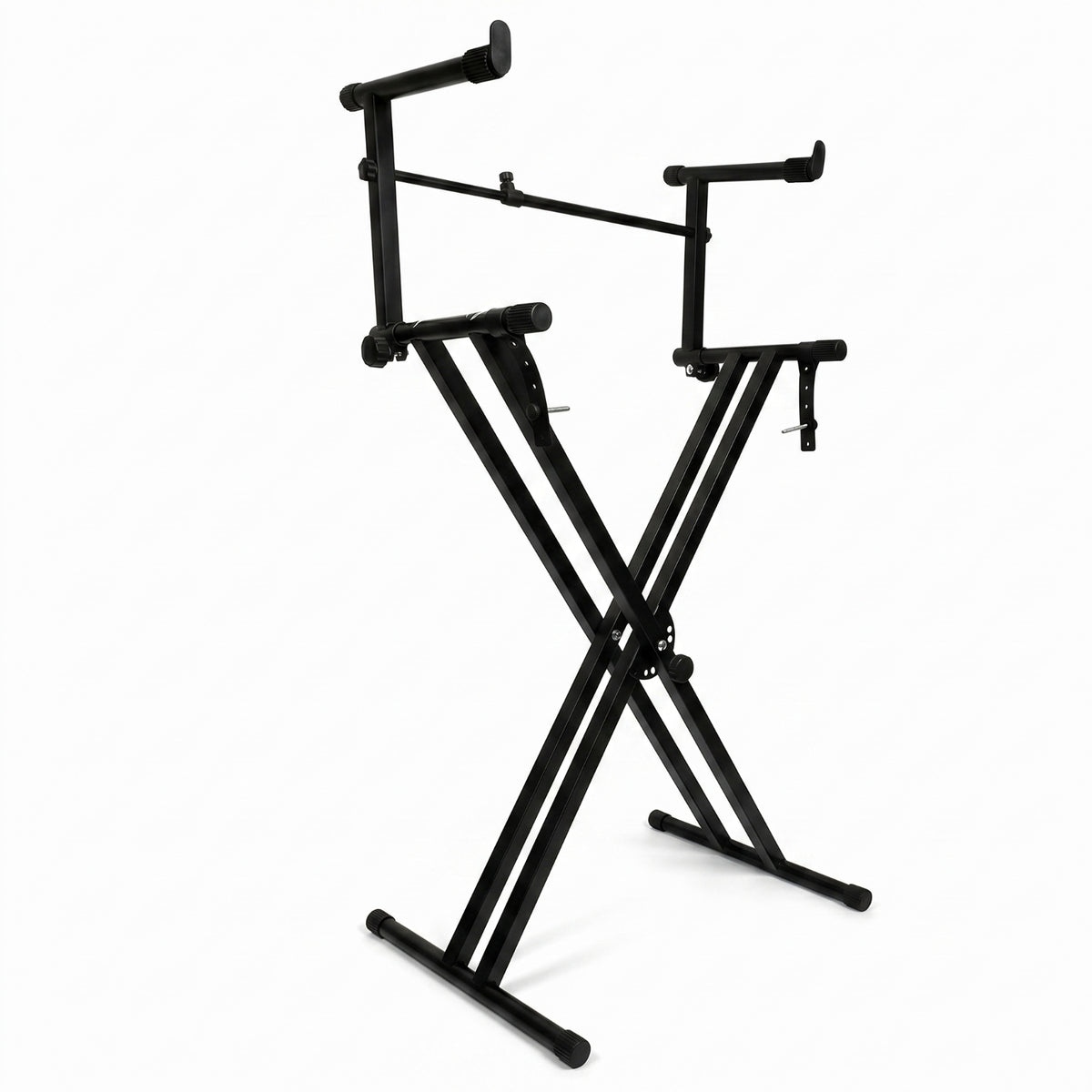 Padded Touch Points Cross-Frame Keyboard Stand Stable Double-Layer Keyboard Stand