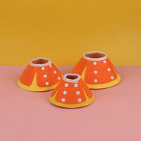 Cat Cone Adjustable Elizabethan Neck, Felt Material for Pet Grooming, Cat Recovery Neck Cone for Post Surgery and Stop Licking