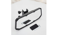 Marine Mirror with Bracket Adjustable Rearview Mirror with Clamp Corrosion-Resistant Heavy Duty for Boaters, Boats, UTVs