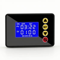 Backlit Microcomputer Time Controller Module Compact Digital Timer with LCD Display Programmable Relay Module with LCD Display Adjustable for Technicians