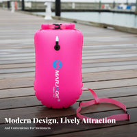 Inflatable Aquatic Buoy with Dry Bag Sturdy Construction Inflatable Dry Bag Buoy Outdoor Water Safety Buoyancy Aid Lightweight