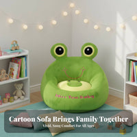 Removable and cleanable Cover creature Character Chair Cartoon look Novelty Foam Armchair Cute Design children's Furniture Child-Safe fastener for Toddlers, Preschoolers, Kids 18 months+, Kindergarten, literacy Corner, Playroom, Living Room